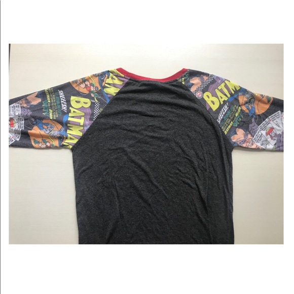 β‘οΈVintage DCβ‘οΈBatman 3/4 sleeve T-Shirt M size - Picture 5 of 7